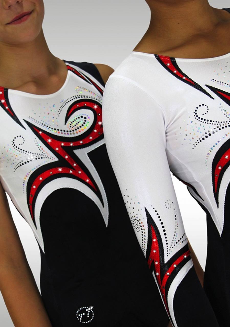 Leotard V752 black/ red